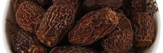 Brown dry dates